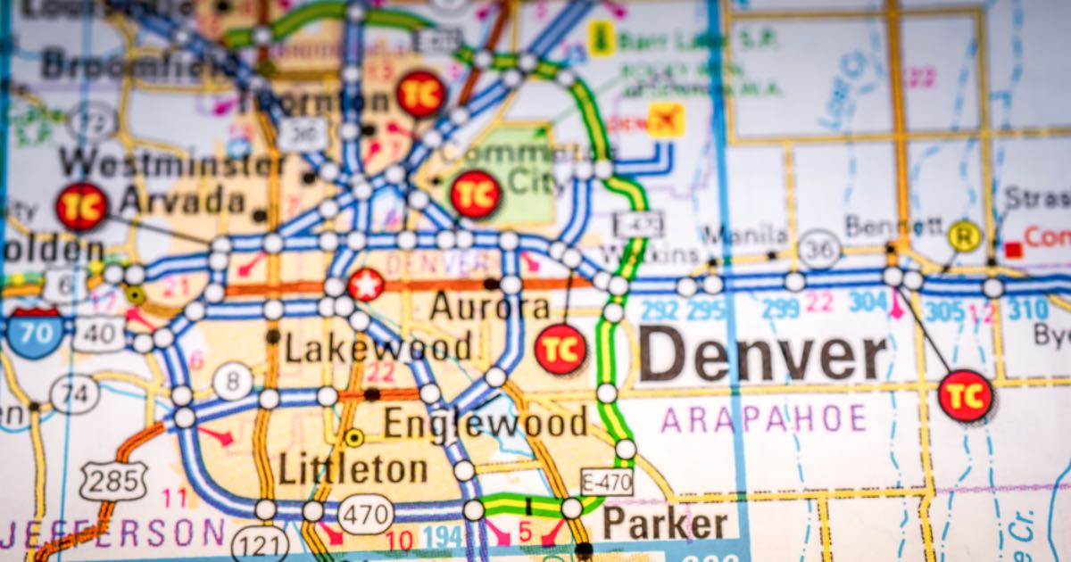 city map of denver and neighborhoods